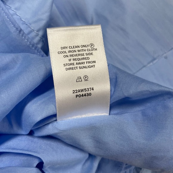 AJE NWOT Fallingwater Gathered Midi Dress Blue Size 8 (US 4) Tiered Pleated Puff - Picture 13 of 13